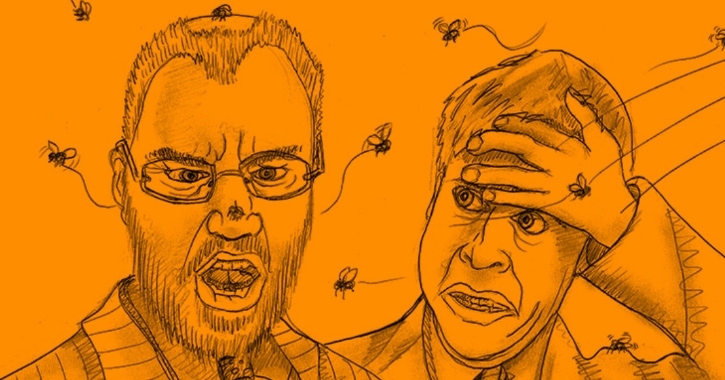 Witz des Tages: Schmeißfliegen schwirren um Politiker herum